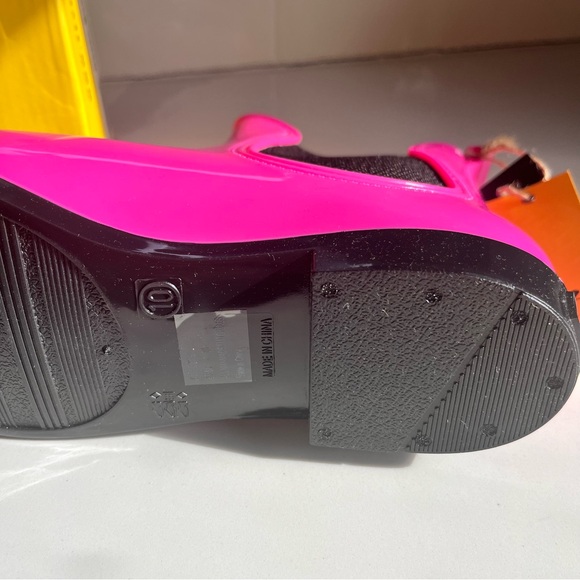 SEVEN7 Dover Bright Pink Pull On Ankle Rain Boots Women’s Sz 10 Med BNWB - Picture 10 of 13